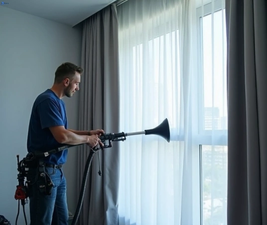 Professional curtain stain removal process equipment Matty Curtain Cleaning dundas-valley-nsw